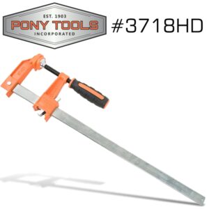 Jorgensen 18″ heavy duty steel bar clamp | AC3718HD