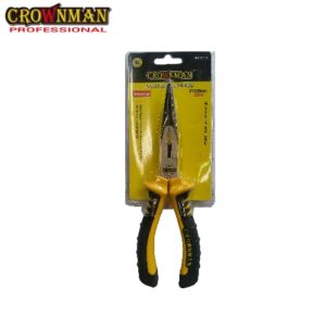 Crownman Pliers Long Nose 8″ CRV Industrial | CR113