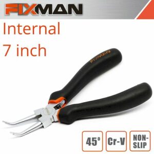 Fixman internal circlip pliers 7'/175mm x 45 deg(FIX A0702)