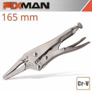 Fixman  long nose lock grip pliers 6'/165mm(FIX A1401)