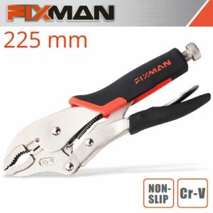 Fixman curved jaw lock grip pliers 10'/250mm(FIX A1404)