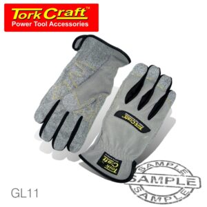 Mechanics glove medium synthetic leather palm spandex back | GL11
