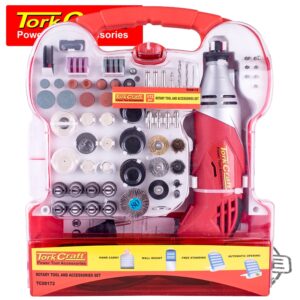 Mini rotary tool and accessory kit 172 pc in plastic case | TC08172