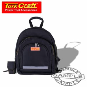 Tool backpack black with rubber base 65 x 20 x 40cm tork craft | TC991088
