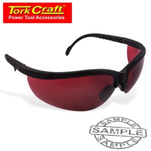 Safety eyewear glasses red lens | B5235