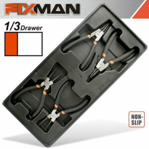 Fixman tray 4 piece 6' internal and external circlip pliers(FIX F1BT28)