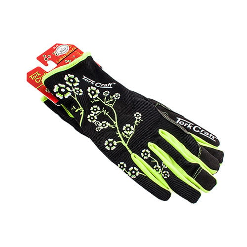 Ladies slim fit garden gloves black small | GL45