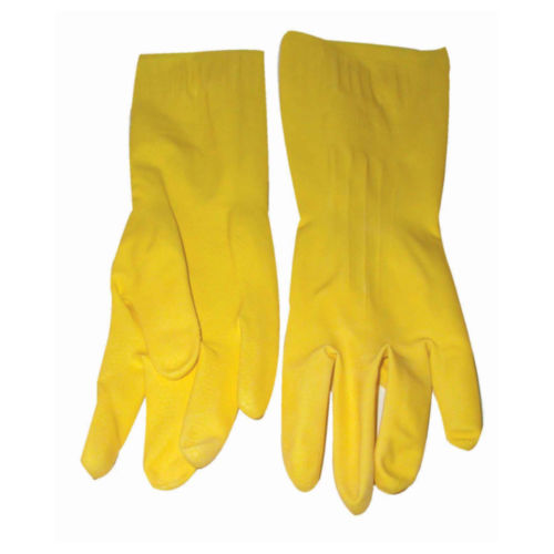 Glove latex house/h yellow l pp | WAN0157