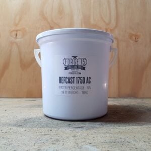 Refcast 1750 AC Refractory Castable Forge Cement 10kg (RC1750AC10)