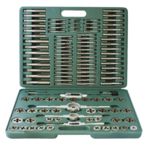 TorkCraft 110Pc Carbon Steel Tap and Die Set in Blow Mold Case | T9111