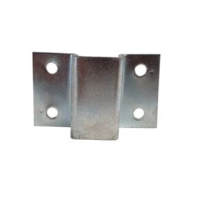 Galvanized Large Wall Mount Bracket for 25mm Square Tubing | BELWMB01