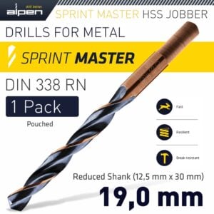 Sprint master 19.0 mm reduced shank 12.5×30 pouched | ALP6480190