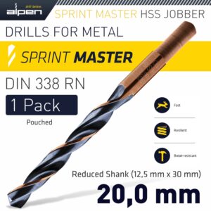 Sprint master 20.0 mm reduced shank 12.5×30 pouched | ALP6480200