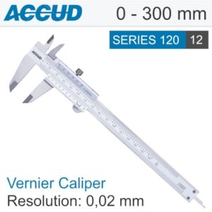 Vernier caliper 0-300mm 0.02mm res.