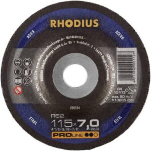 Rhodius Cutting Disc Steel 115X7.0mm - RS2 | RHD200184