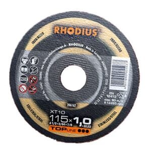 Rhodius Cutting Disc Inox 115X1.0mm - XT10 | RHD206162